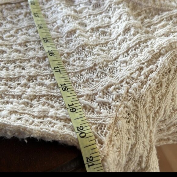 Free People Beige Knit Sweater with bell sleeves - Picture 5 of 8